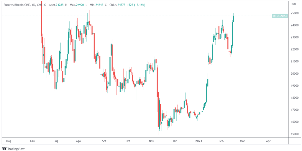 rally Bitcoin 25.000 $